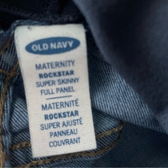 Old Navy 4 Small Maternity Jeans Jegging Full Panel Pregnancy Pants Skinny Leg 4 - Picture 9 of 10